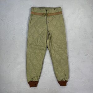 Vintage 1992 Czech Military Quilted Liner Pants Fit 34 x 29